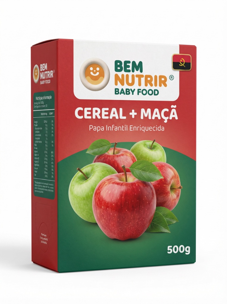 Bem Nutrir Cereal + Maçã 500g